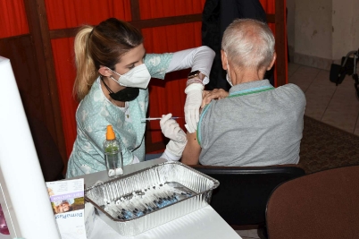Mobilné očkovacie miesto Covid 19 - galéria MsÚ Spišské Vlachy [31.05.2021]