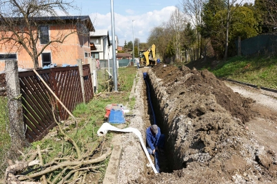 Nová výstavba vodovodného radu (Ulica Slobody) [27.04.2021]