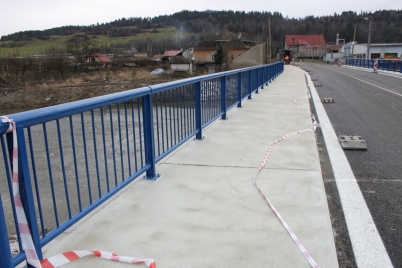 Rekonštrukcia mosta za žel. priecestím (smer žel. stanica) [15.01.2013]