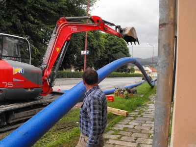 Kanalizácia - ul. Kostolná,Požiarnicka  [07.12.2011]