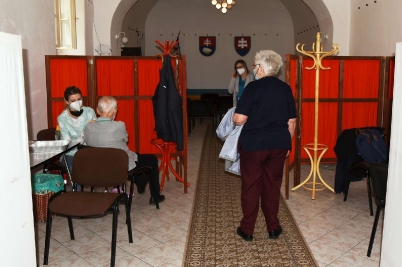 Mobilné očkovacie miesto Covid 19 - galéria MsÚ Spišské Vlachy [31.05.2021]